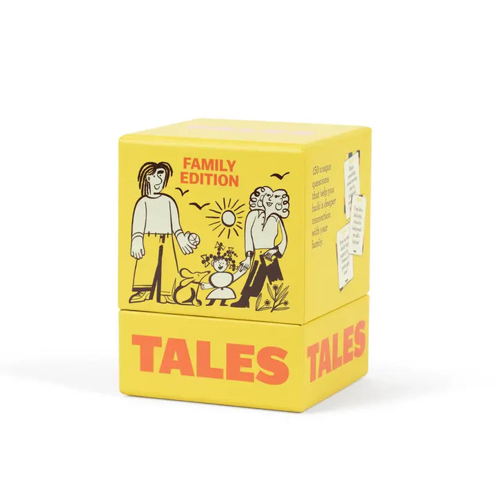 TALES 150 Family Conversation Cards Fun Prompts for Dinners & Gatherings