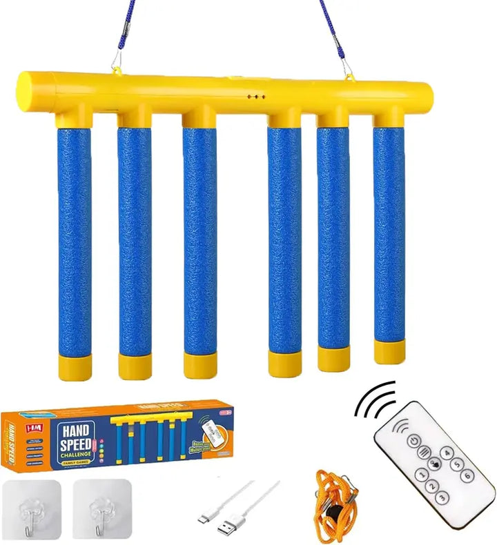 Reflex Challenge Game – Hand-Eye Coordination Toy with Adjustable Speed & Catching Sticks