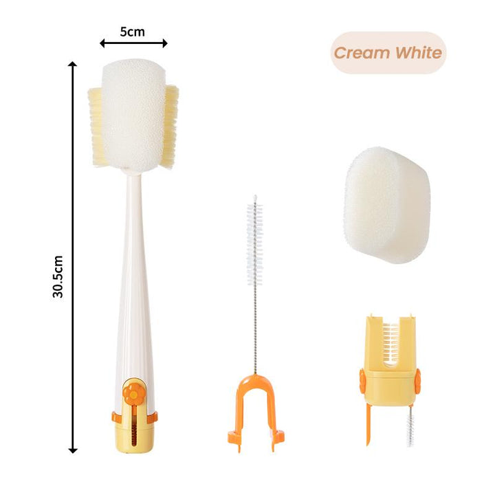 5-in-1 Multifunctional Bottle Brush Cup Lid Cleaner & Kitchen Cleaning Tool