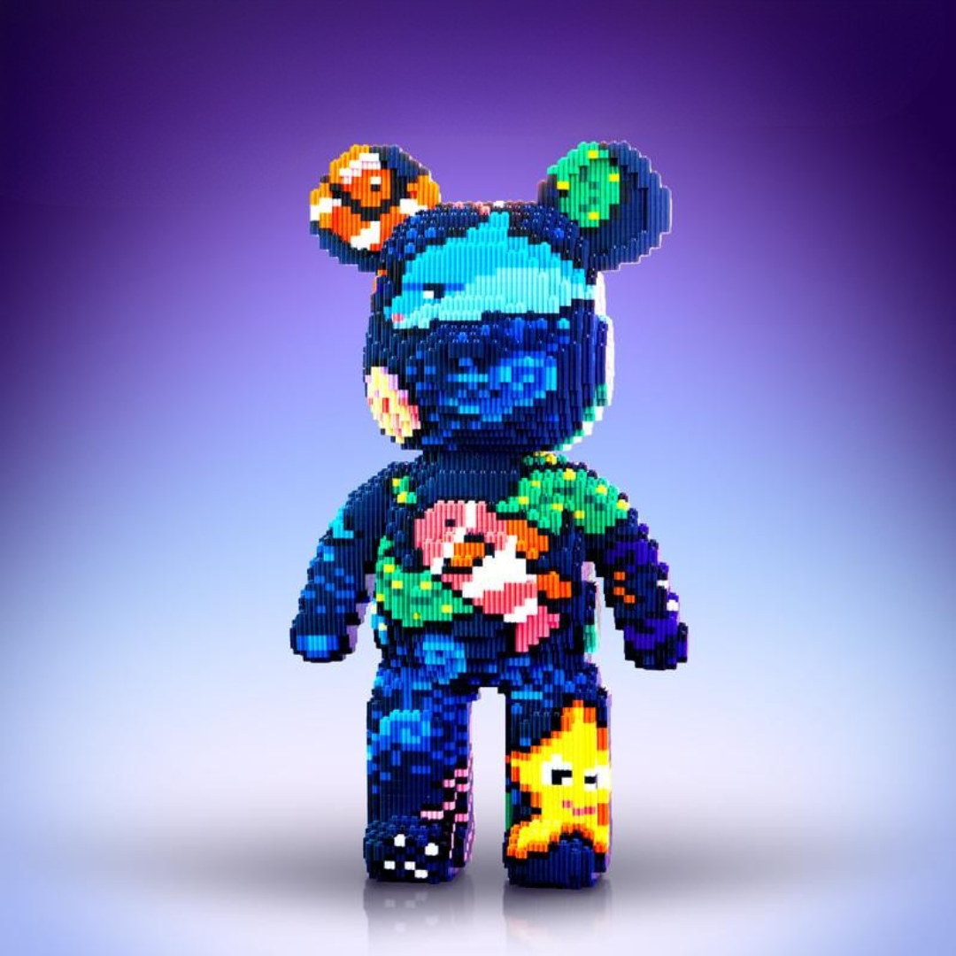 Bear Building Blocks Fun Educational Toy for Kids, Perfect Christmas & Birthday Gift