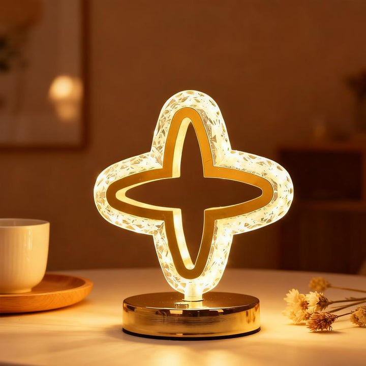 USB Rechargeable Modern Crystal Table Lamp LED Night Light