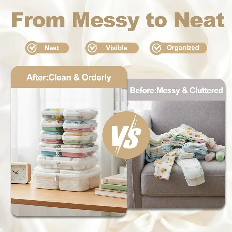 Clear PVC Zippered Storage Organizer – Hard Shell, Waterproof Travel Case for Cosmetics & Small Items