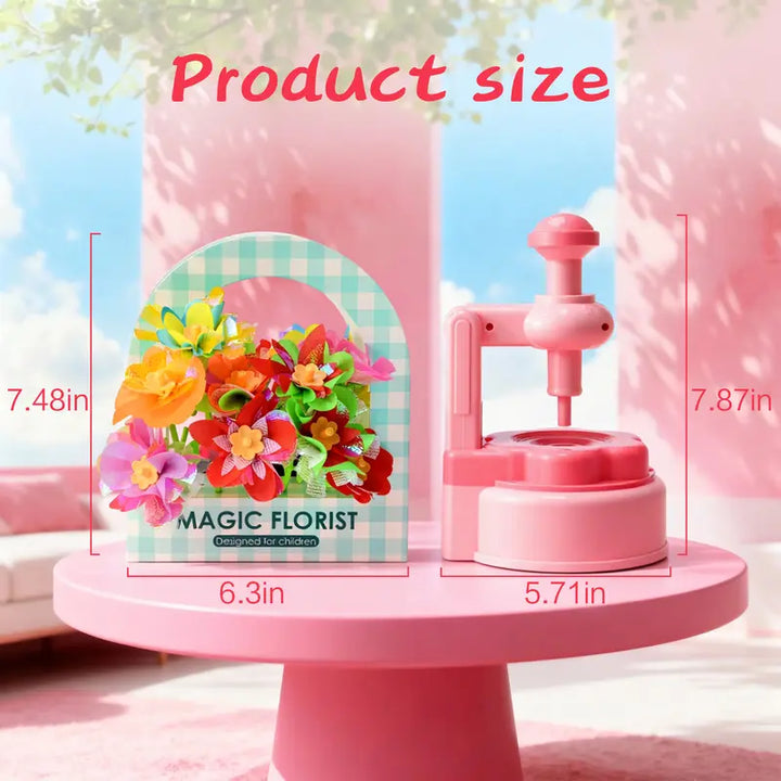 Arts and Crafts for Kids – DIY Flower Bouquet Kit for Girls, Press Fabric Flowers, Ages 3-12