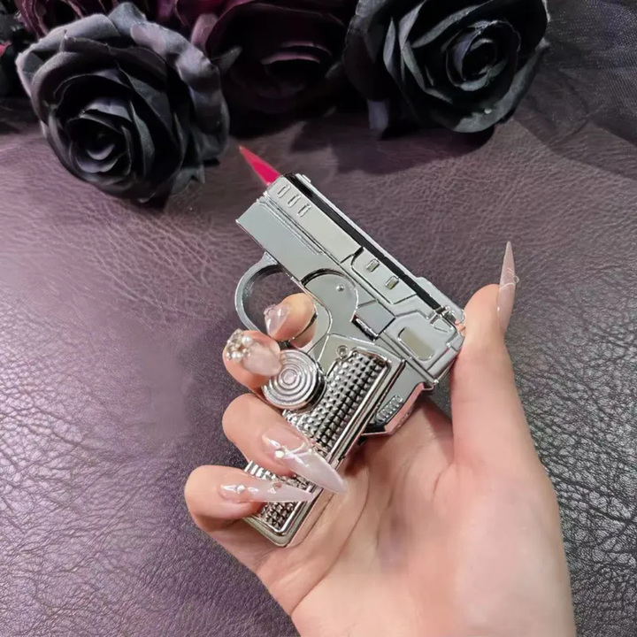 Windproof Torch Lighter Rotating & Foldable Steel Lighter for Daily Use & Outdoor Cooking