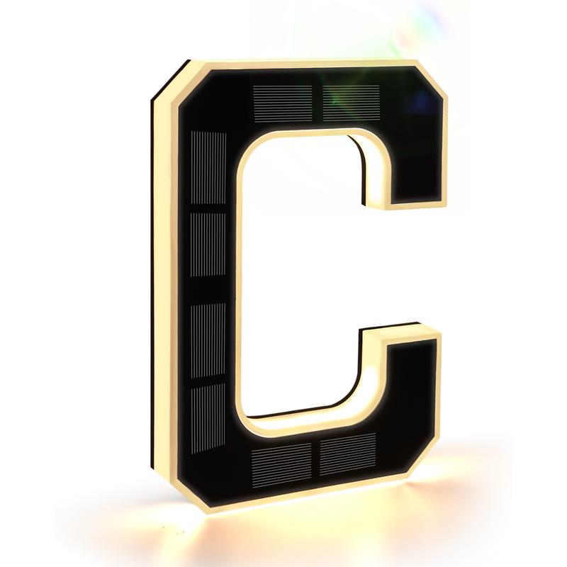 9 Inch Solar LED House Numbers – Waterproof Illuminated Address Sign for Outdoor Use