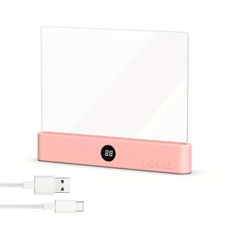 Rechargeable Smart LED Reading Light – Dimmable, Timed Off, Three-Color Adjustable for Bedtime & Study