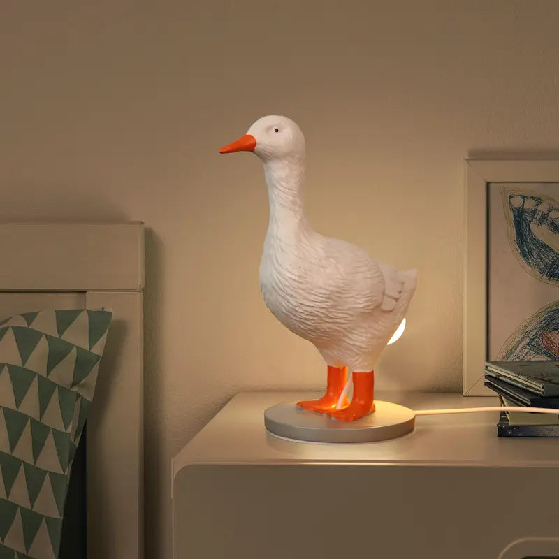 Chicken Design Desktop Decorative Light Cute Resin Animal Lamp for Home & Office Decor