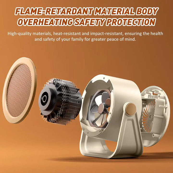 Compact Portable Heater – 2025 Hot Air Blower Mini Radiator, Energy Efficient Winter Warmer