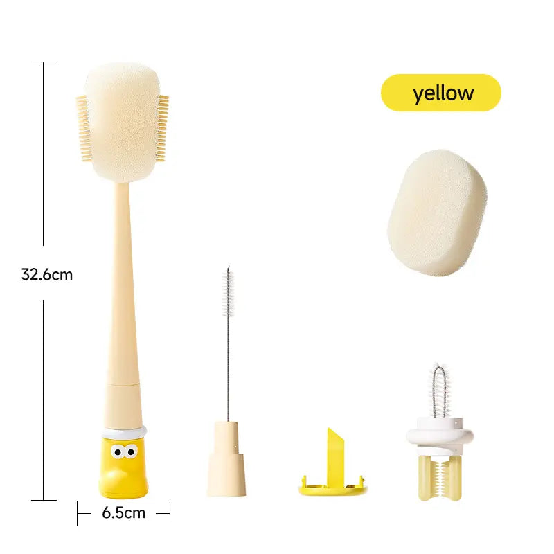 5-in-1 Multifunctional Bottle Brush Cup Lid Cleaner & Kitchen Cleaning Tool