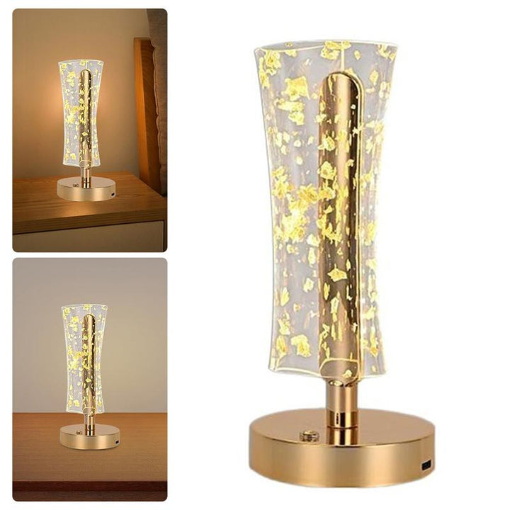 USB Rechargeable Modern Crystal Table Lamp LED Night Light