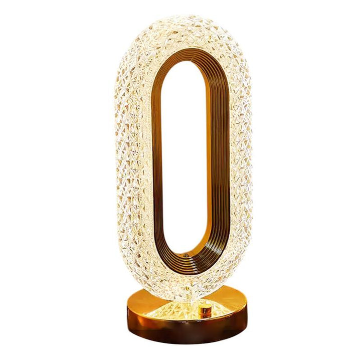 USB Rechargeable Modern Crystal Table Lamp LED Night Light