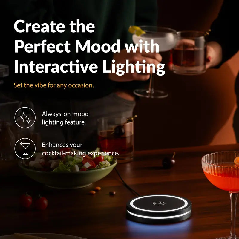 Automated Cocktail Machine – Smart Cocktail Maker with Interactive Lighting for Home Bars