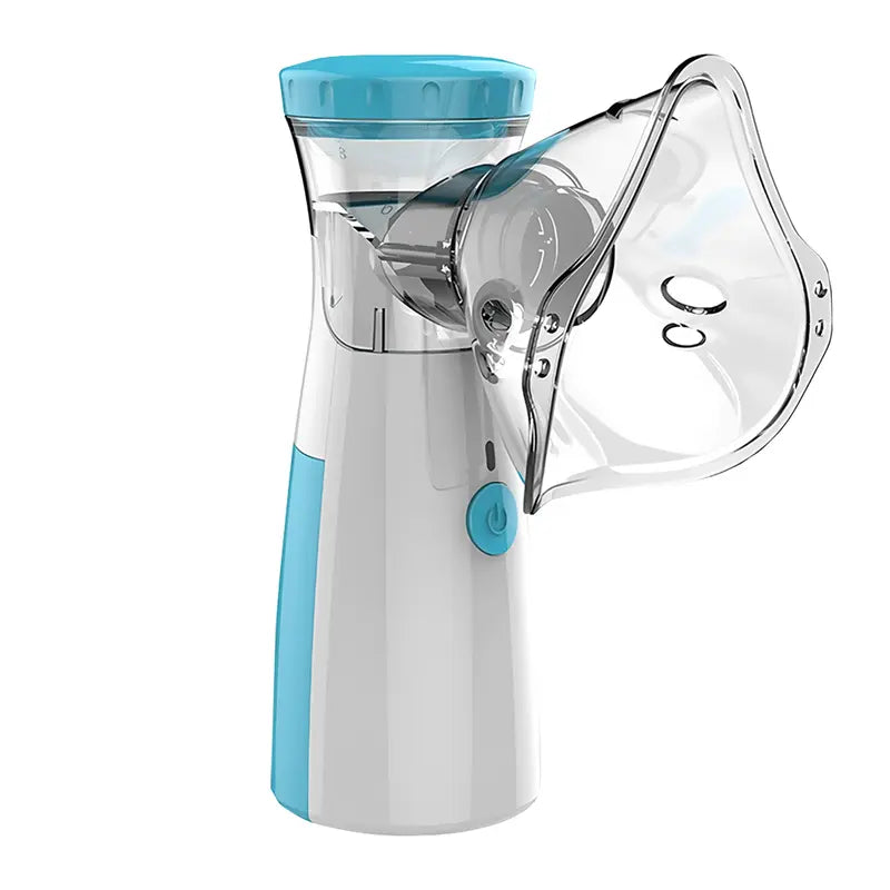 Portable Handheld Nebulizer Mesh Spacer Machine with Accessories for Adults & Kids