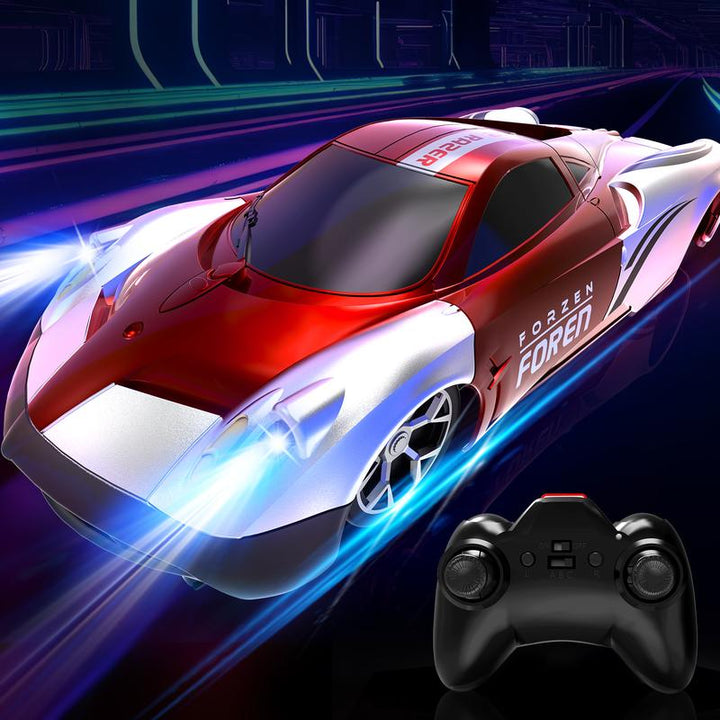 Wall Climbing RC Car – Electric Remote Control Racing Toy with LED Lights for Kids