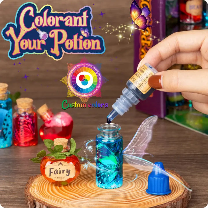 DIY Magic Potion Kit for Kids – Alritz 20-Bottle Wizard Dress-Up Toy for Boys & Girls, Ages 6+