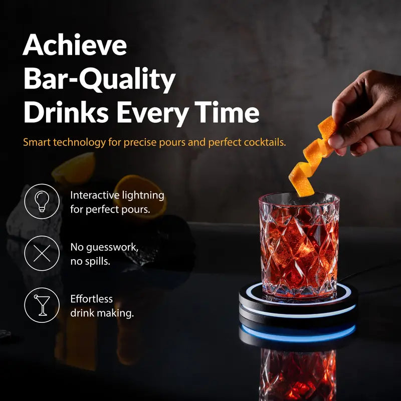 Automated Cocktail Machine – Smart Cocktail Maker with Interactive Lighting for Home Bars
