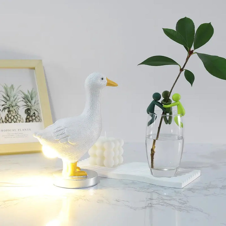 Chicken Design Desktop Decorative Light Cute Resin Animal Lamp for Home & Office Decor