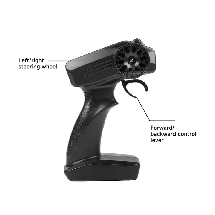 High-Speed Drift Racer with Wireless Remote Four-Wheel Drive, LED Headlights, Shock-Resistant PVC Body