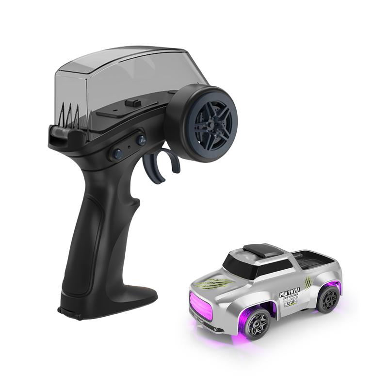 1/64 Mini RC Drift Car – 4WD High-Speed Remote Control Sports Car with LED Lights