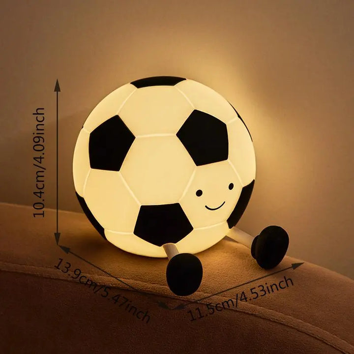 3-Level Rechargeable Dimmable Football Night Light
