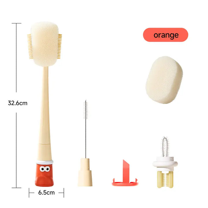 5-in-1 Multifunctional Bottle Brush Cup Lid Cleaner & Kitchen Cleaning Tool
