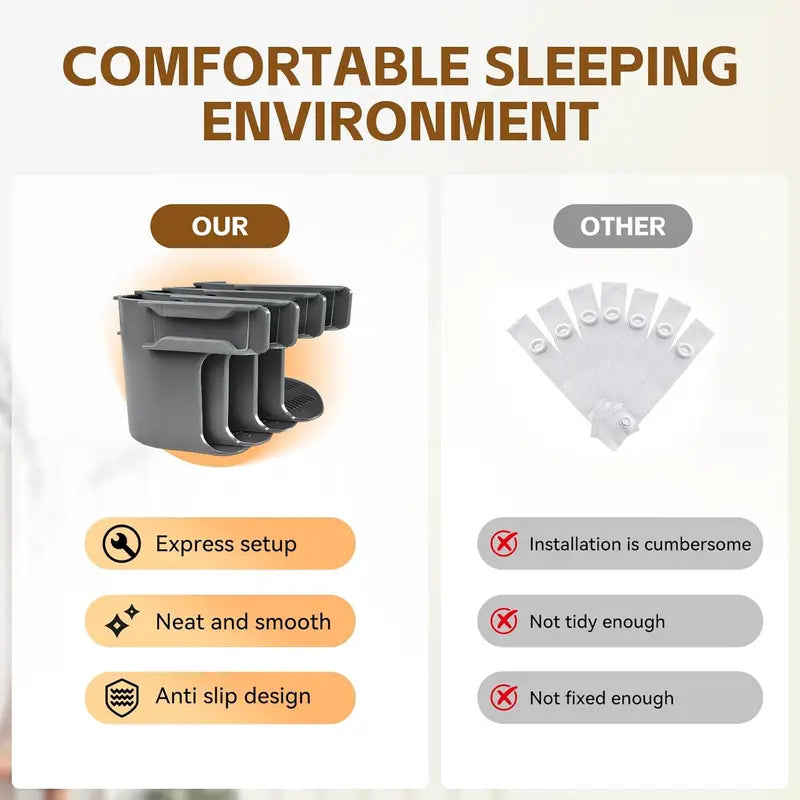 Bed Lock Sheet Holders 4PCS Adjustable Sheet Straps for Firm Mattress Fit