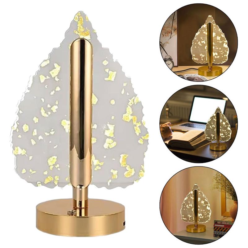 USB Rechargeable Modern Crystal Table Lamp LED Night Light