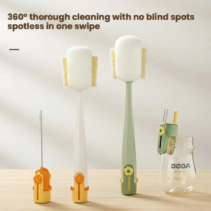 5-in-1 Multifunctional Bottle Brush Cup Lid Cleaner & Kitchen Cleaning Tool