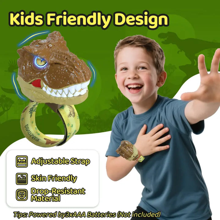 Kids Walkie Talkies – 2 Pack T-Rex Walkie Talkies, Long Range, Adjustable Strap, Durable for Ages 3-12