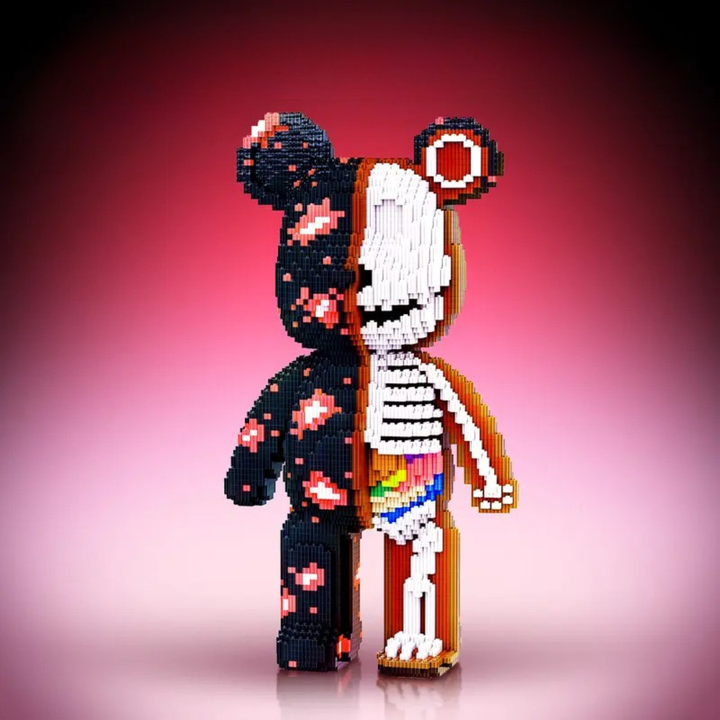 Bear Building Blocks Fun Educational Toy for Kids, Perfect Christmas & Birthday Gift