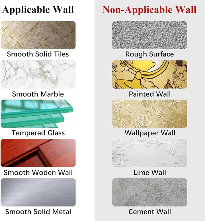 No-Drill Shower Caddy 3-Pack Triangle Corner Suction Shelves 40lbs Capacity