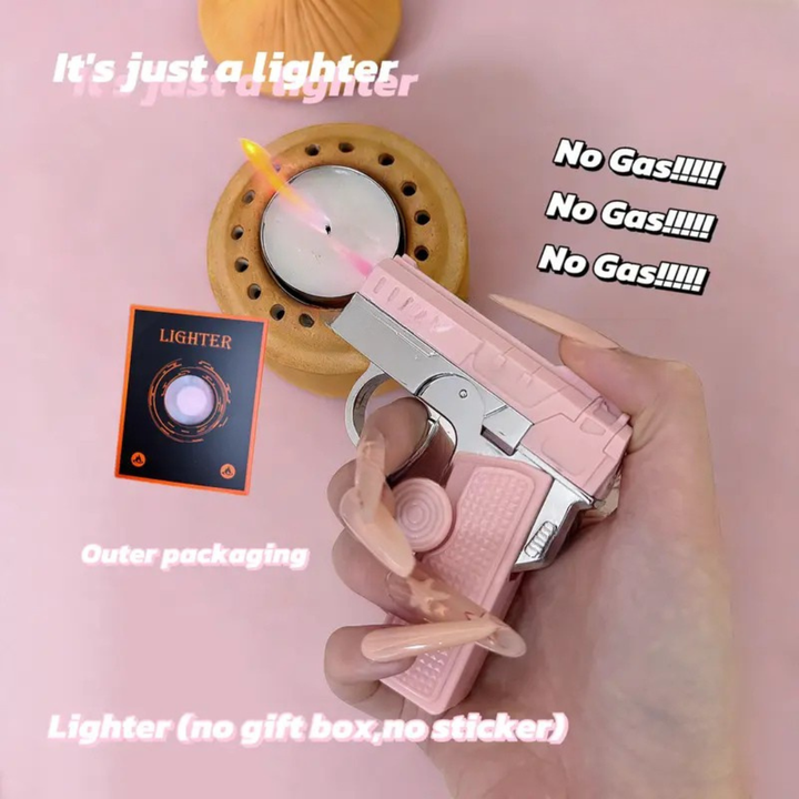 Windproof Torch Lighter Rotating & Foldable Steel Lighter for Daily Use & Outdoor Cooking