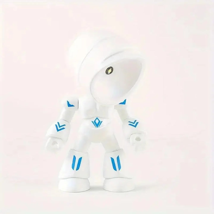 LED Mini Robot Night Light Cute Cartoon Companion Lamp for Bedroom & Desk Decor