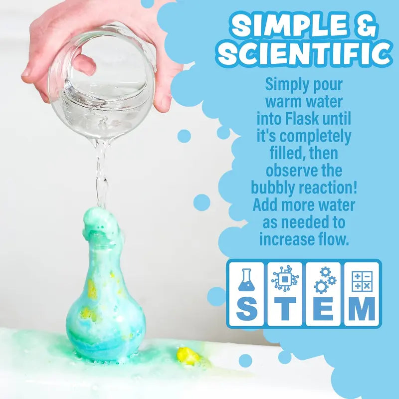 6-Pack Kids Bath Bombs – Fizzing, Foaming Bath Potion Set for Toddlers & Kids, Interactive Tub Fun