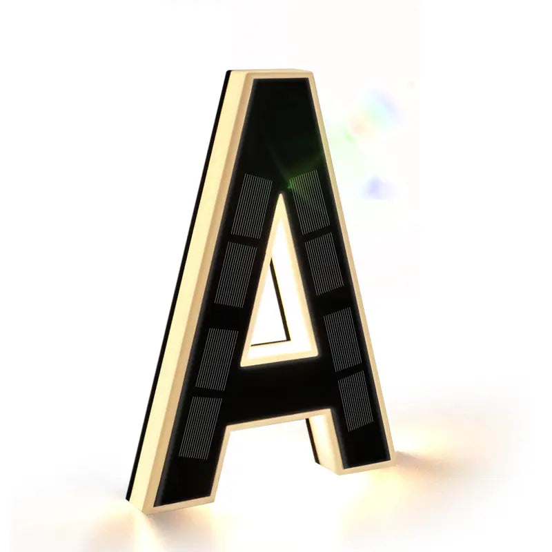 9 Inch Solar LED House Numbers – Waterproof Illuminated Address Sign for Outdoor Use