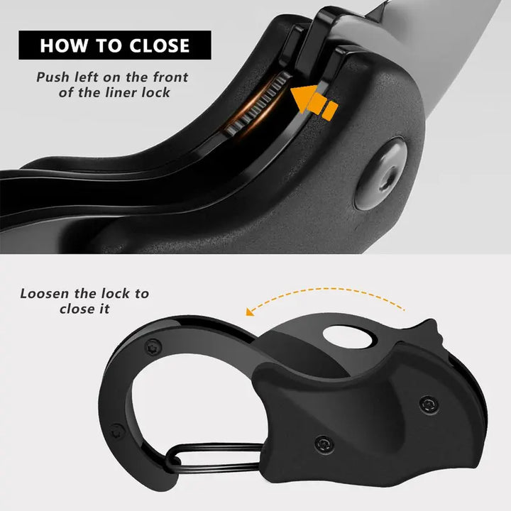 Keychain Folding Knife – Compact Multi-Purpose Knife for Camping, Hiking & EDC