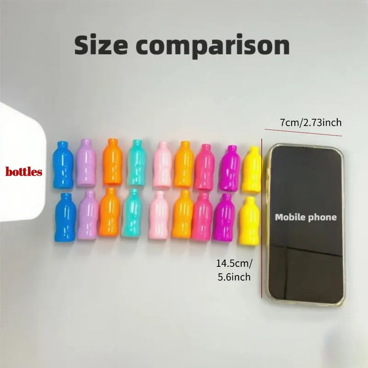 Match The Bottle Color Game – 20 Pieces for Family Game Nights, Enhances Logical Thinking