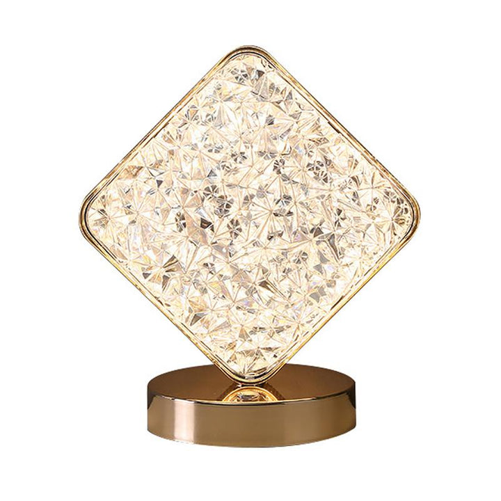 USB Rechargeable Modern Crystal Table Lamp LED Night Light