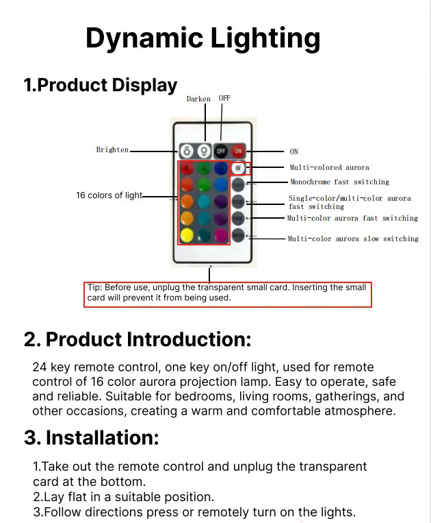 2-Scene Ocean Wave & 3D Water Ripple Projector Light – 16-Color Round Lamp with Remote Control