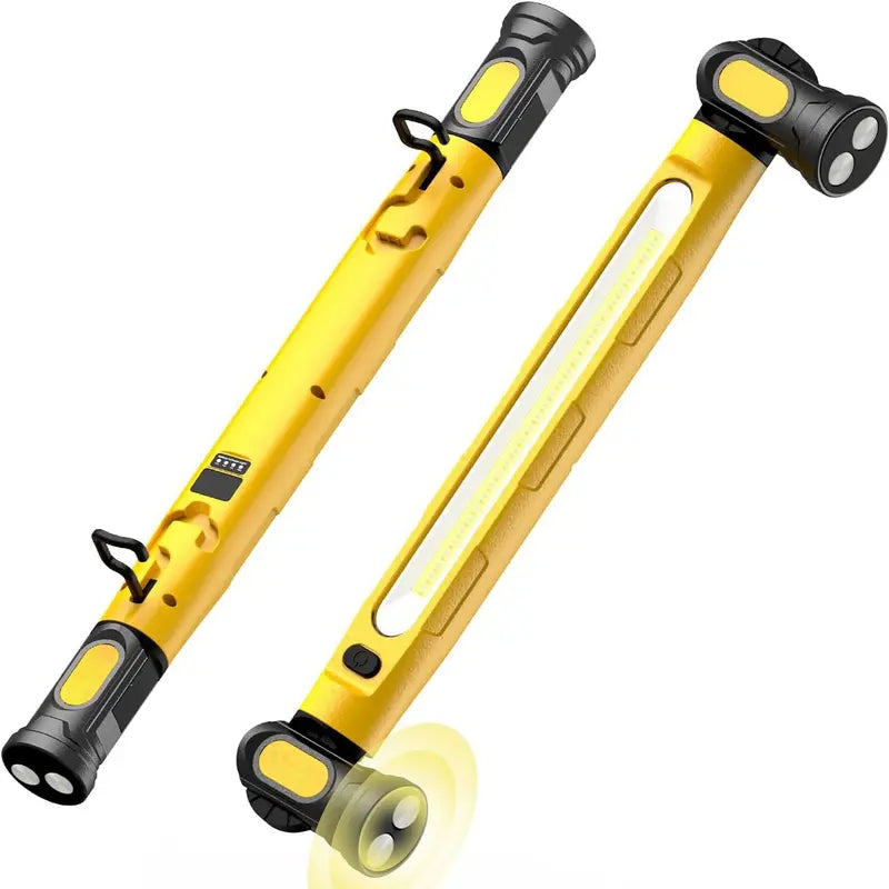 Under Hood Work Light Bar – 3000LM LED Magnetic Light with Hooks, Rechargeable