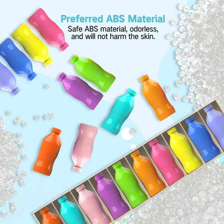 Match The Bottle Color Game – 20 Pieces for Family Game Nights, Enhances Logical Thinking