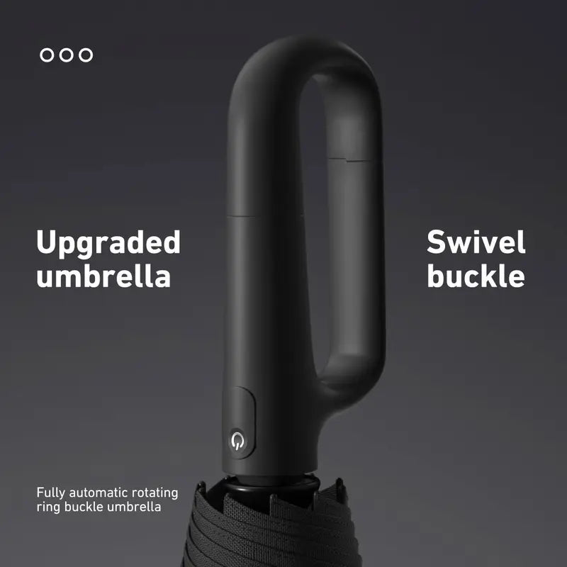 Automatic Folding Umbrella Windproof & Waterproof Portable Rain Umbrella for Men & Women