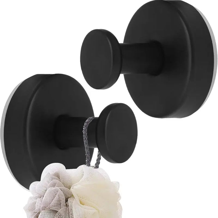 2 PCS Suction Cup Hooks – Waterproof Reusable Bathroom & Shower Towel Hooks
