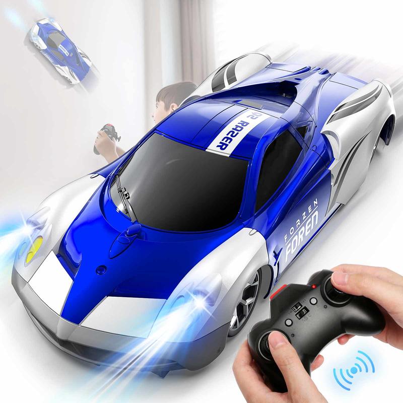 Wall Climbing RC Car – Electric Remote Control Racing Toy with LED Lights for Kids