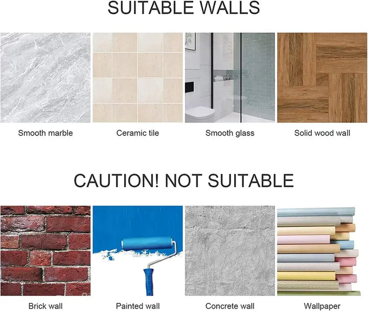 2 PCS Suction Cup Hooks – Waterproof Reusable Bathroom & Shower Towel Hooks