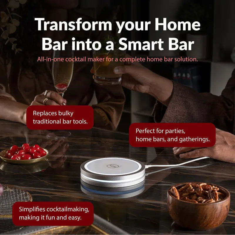 Automated Cocktail Machine – Smart Cocktail Maker with Interactive Lighting for Home Bars