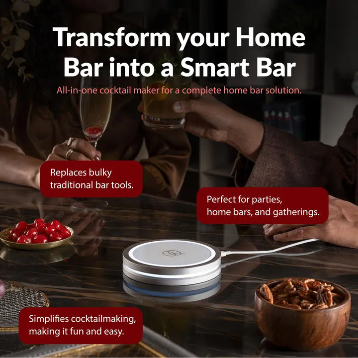 Automated Cocktail Machine – Smart Cocktail Maker with Interactive Lighting for Home Bars